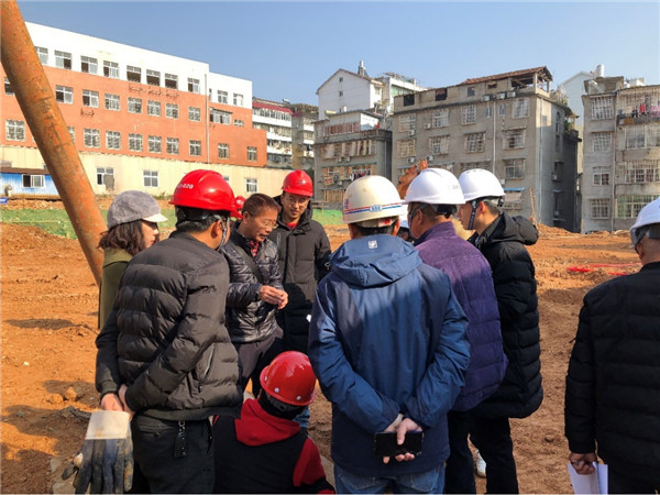 中醫(yī)院東南側(cè)停車場順利完成首樁施工和驗收