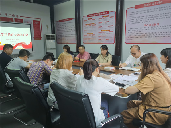 御窯景巷黨支部組織開展第三次黨史學(xué)習教育專題學(xué)習會