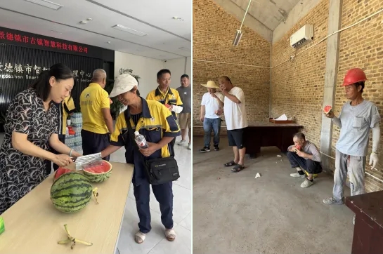市古鎮(zhèn)投資公司開(kāi)展“夏日送清涼”暖心活動(dòng)